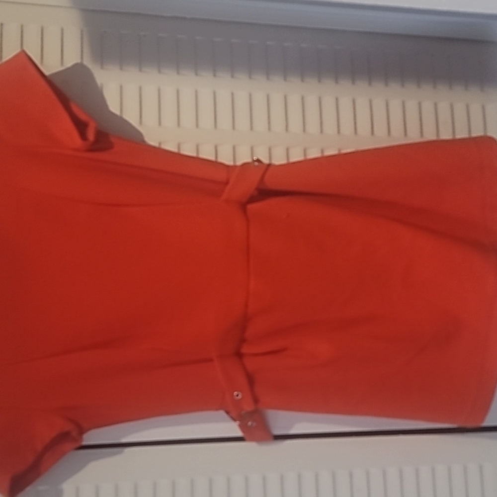 Elegant orange dress